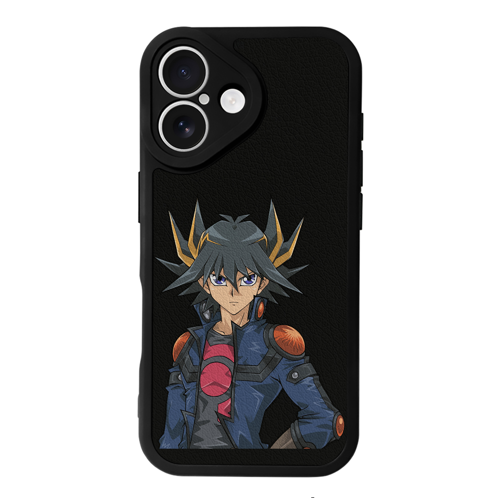 遊☆戯☆王 Yu-Gi-Oh! 【iPhone 16シリーズ対応】シリコンスマホケース（レザー調） 材質：シリコン